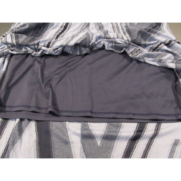 Simply Vera Vera Wang Sleeveless Faux Denim Hi‑Low Dress Raw Edge Lined Size PL - Picture 5 of 9